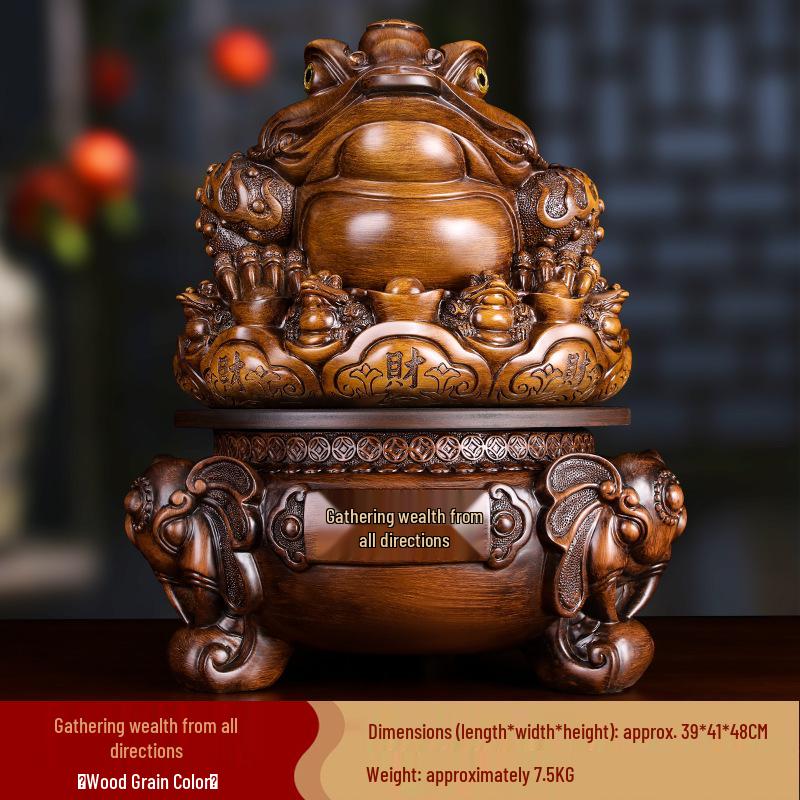 

Китайская золотая жаба, полимерная фигурка для декора дома или офиса As Shown