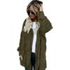 Autumn and Winter Furry Warm Top, Mid To Long Length, Double-sided Protective Jacket