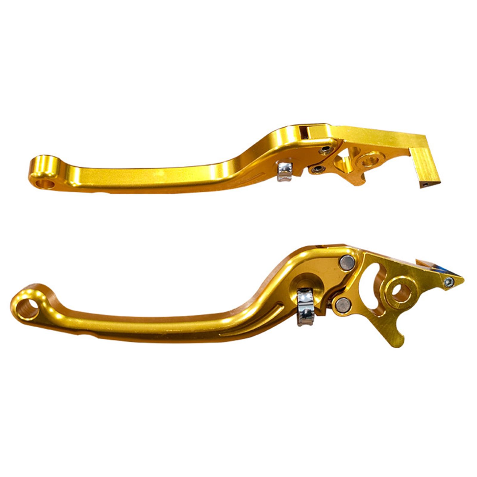 

Мотоциклетная ручка, тормозной рычаг сцепления для большинства моделей мотокроссовых скутеров, ручка барабанного тормозного рычага сцепления мопеда золотой