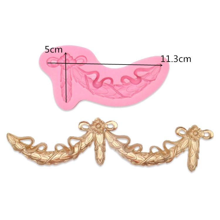 Yueyue Sugarcraft Boder Cake Decoration Silicone Mold Fondant Mold Cake Decorating Tools Chocolate Gumpaste Mold