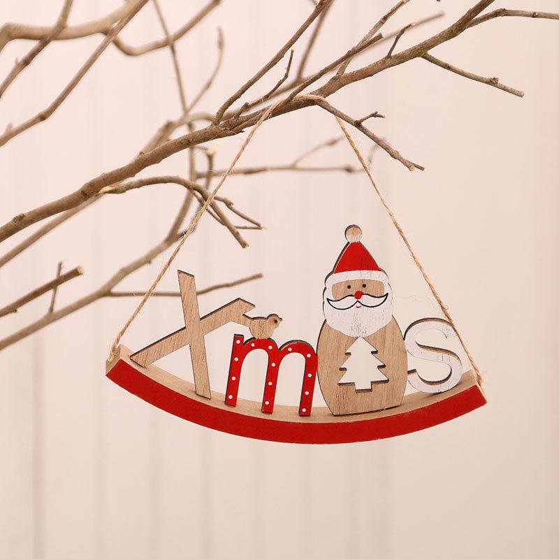 Christmas Decorations Rocking Horse Christmas Letter Cards Can Be Hung on The Door To Display A Gift