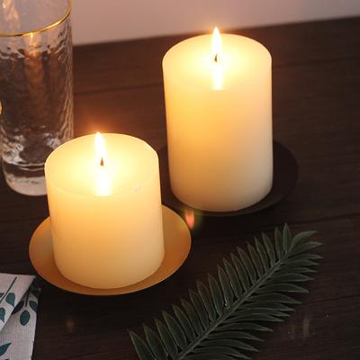 Demir Siyah Altın Kaplama Mumluklar Ayağı Metal Plaka Düğün Parti Festivali Şamdan Tutucu Sanat Hediye Ev Dekorasyon