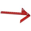 Center Gauge 105mm 45 degrees  90 degrees  Aluminum Alloy Line Ruler Measuring Scribing Tool for Woodworking