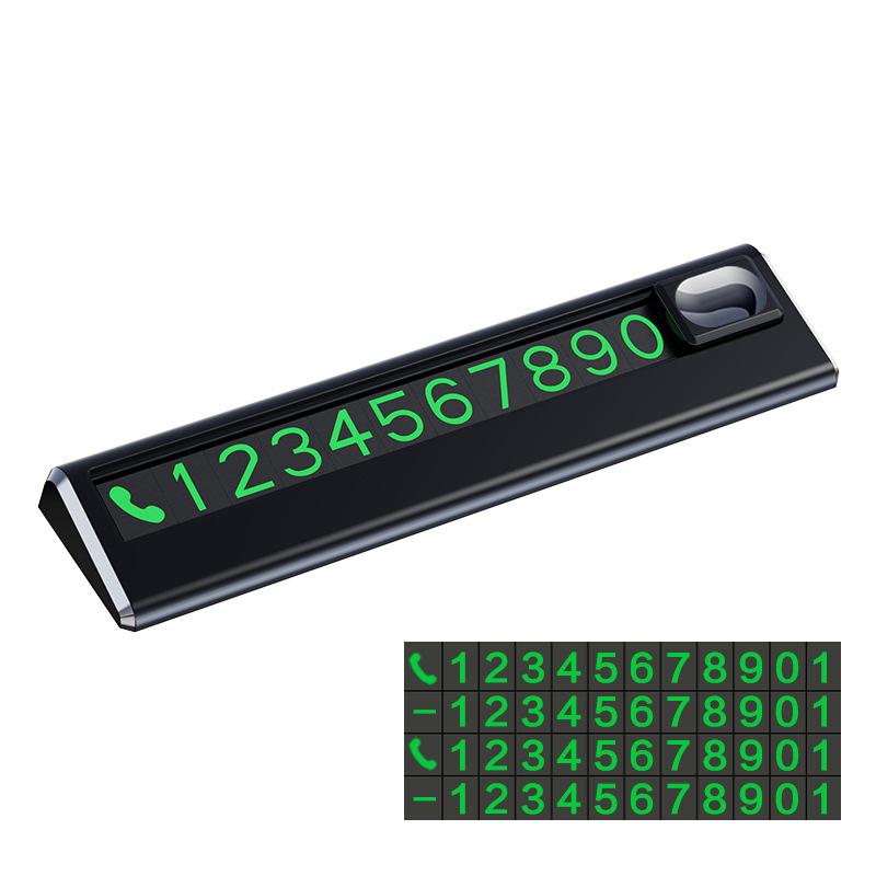 High-Temperature Resistant Luminous Car Parking Number Plate Sign