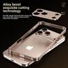 Aluminium Frame Metal Original Colour Bumper Hard Case for Officil IPhone 17 Pro Max Air High Quality Alloy Lens Protector Cover