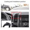 Adjustable Car Phone Support Rack, Quick Release Button, 360 Degree Rotatable Secure Driving Experience with Easy Access