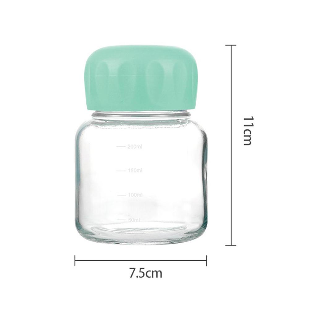 Glas Tasse Espresso Kreativ 200ml Leicht mit Skala Milch für Einzug Täglich
