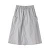 Brompton London W Nylon Zip Skirt - Lilac (P252Wsk181)