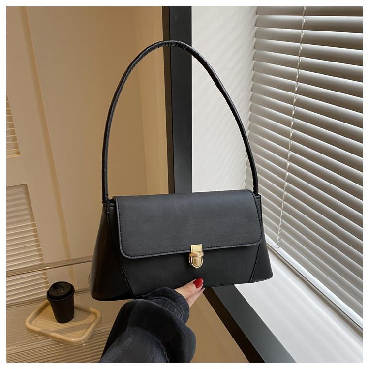 Vintage Minimalist Single Shoulder Bag 2023 Autumn New Fashion Casual Handbag