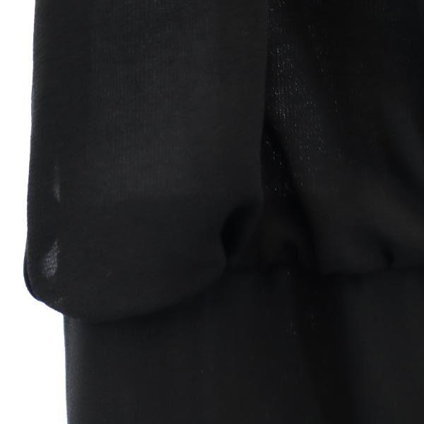 PAOLA FRANI Short sleeve Sleeve frills one piece 38 Black series Women Used