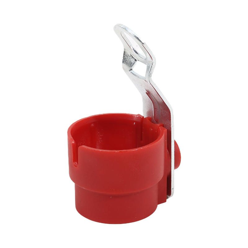 

7 Pin Trailer Connector Plug Holder Mounting Bracket with Anti Shock Weatherproof Cover for Secure Storage One Size червоний