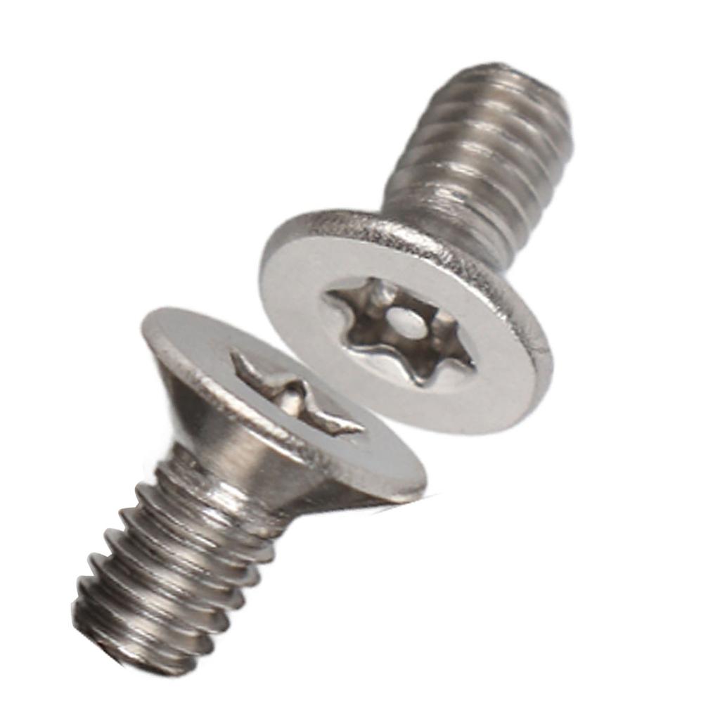 50pcs M4 Stainless Steel SS304 Flat Head Star Drive Machine Screws S