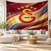 Nástěnná tapiserie Galatasaray FC, Nástěnný závěs z měkké látky, Dekorativní pozadí pro ložnici, Domácí nástěnné umění