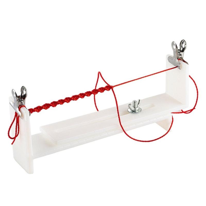 

Fashionable Paracord Bracelet Maker Set with Sturdy Wood Stick and Screwdriver for Customes Jewelry Accessory Creation