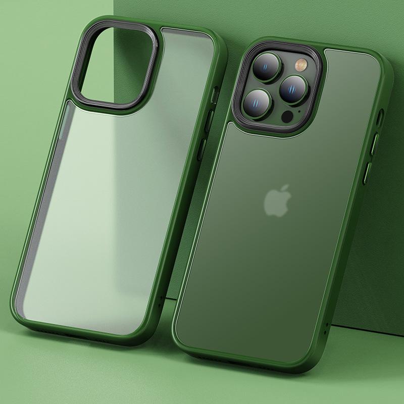 Applicable To IPhone17proMax Frosted Semi transparent Mobile Phone Case Apple 16 Skin Feeling Anti Fingerprint 15 Anti Fall Protection Case
