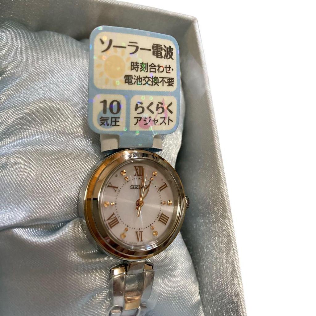 [USED] [] SEIKO Solar Radio-Controlled Women's Watch, 10 ATM Water Resistant