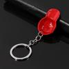 1pc Red Hat Men's Hip Hop Keychain, Fashion Player Cool Keychain Accessories Gift for Daily Wear
