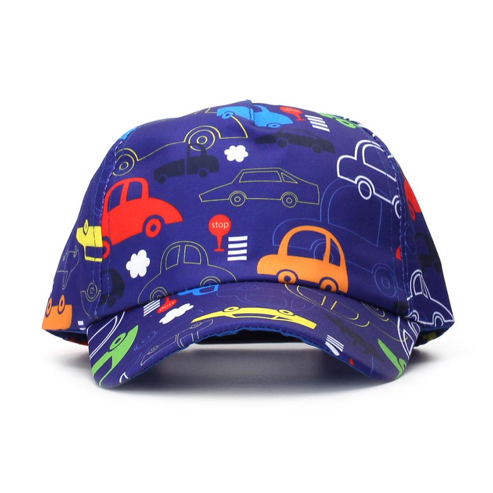 Dinosaur & Butterfly Digital Print Children's Sun Protection Baseball Caps