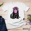 Cute Ferret with Bubble Gum Bandana Glasses Unisex T-shirt