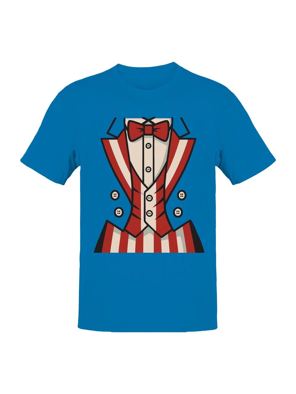 Patriotic Tuxedo Men s T-shirt XXXXL