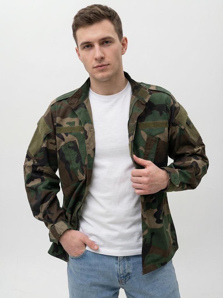 Men's Woodland Camo Jigga Wear Uniform Sweatshirt XXL
