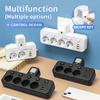 EU Power Strip - AC Sockets, USB & Type-C, 2 Versions Available, Individual Switches + Small Night Light