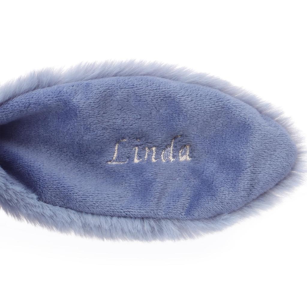 Apricot Lamb Marineblaues Hasen-Plüschtier für Kinder, weich und niedlich, flauschiger marineblauer Hase für Mädchen und Jungen, 20 cm