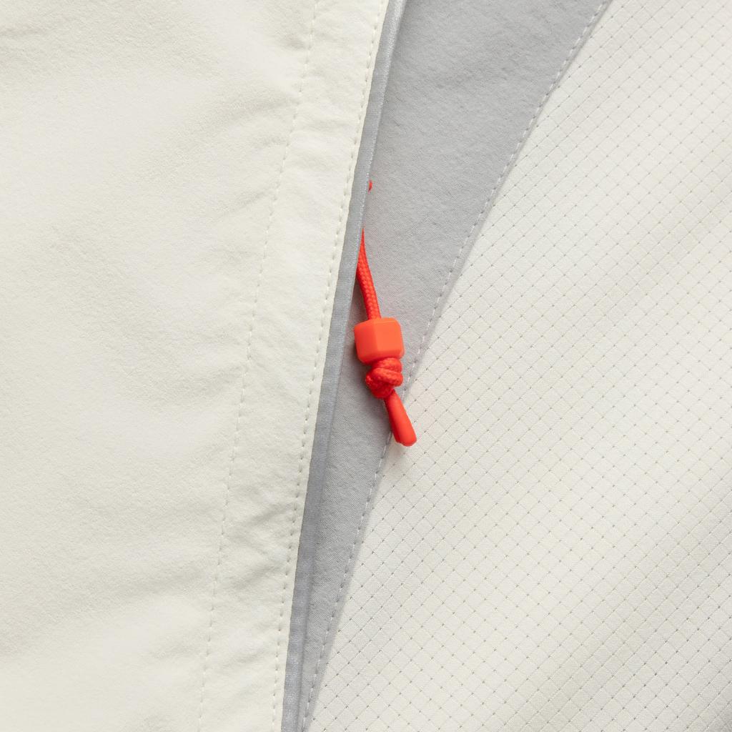 Li-Ning Basketball Series Color Block Letter Zipper Hooded Breathable Versatile Sports Jacket Men Jackets Light-Pink Gray AFDVG23-1