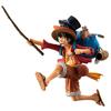 One Piece Monkey D. Ruffy Anime Actionfigur Modell Rucksack Laufende Statue Sammlung Spielzeug für Kinder Desktop-Dekoration