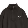 Puma Her High-Neck HZ Solid Logo Pullover Sweatshirt Women Sweatshirt Black 678384-01