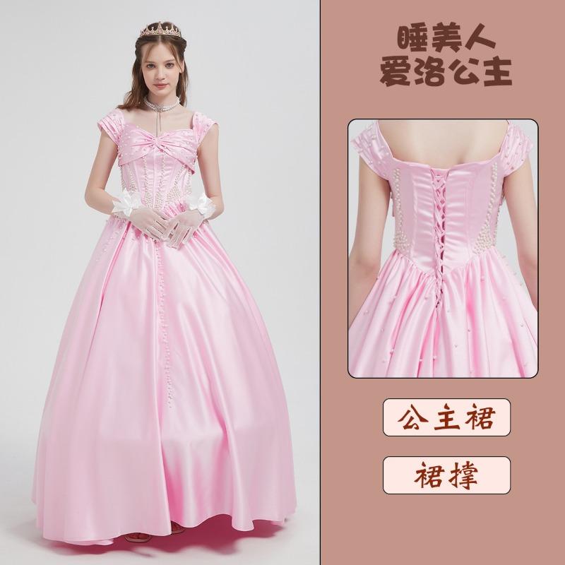 Snow White Ariel Anna Cinderella Bell Elsa Dress Adult Performance Costume
