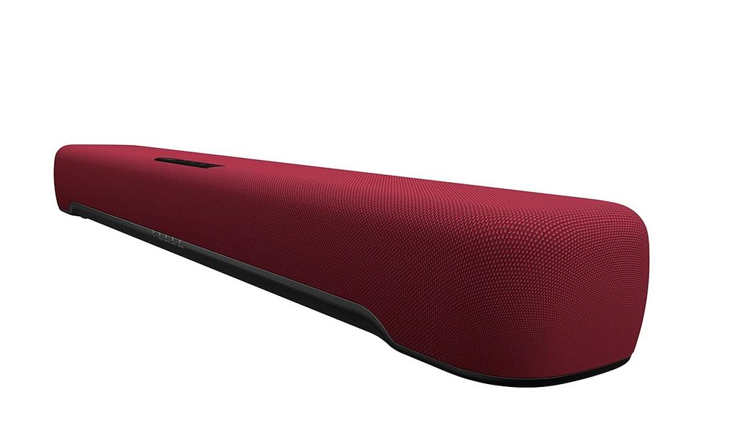 Yamaha Compact Soundbar 60cm Wide PC Gaming Speaker Bluetooth Compatible Compatible Red SR-C20A(R) TV/PC/Smartphone