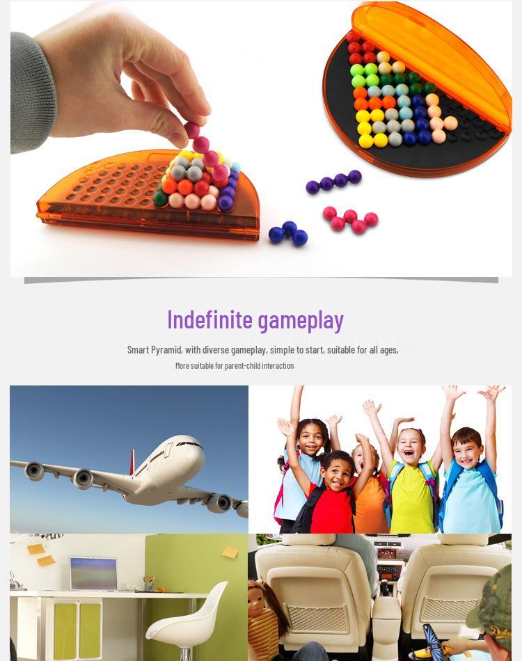 Qi Ji Pyramid Wisdom Beads: Children's Logical Thinking and Reasoning Toy