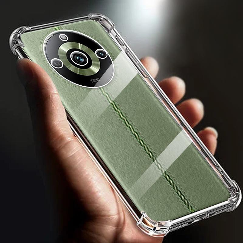 

Thickened Airbag Shockproof Clear Soft Tpu Phone Case For Realme 11 Pro case 5G Transparent Back Cover 6.7 RMX3771 Funda cases