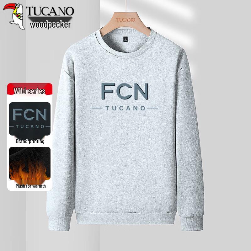 TUCANO Men's Fleece-Lined Crewneck Sweatshirt