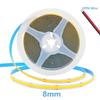 BMW 12V 24V 3mm 5mm PCB COB LED Strip Light 384LED/m 2Pin Wire/DC Plug High Density Linear Lighting 3000K 4000K 6000K 8mm Flex Tape