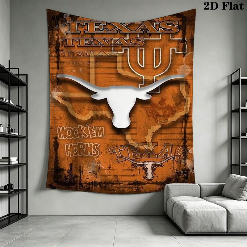 Texas Longhorn Pattern Home Decor Tapestry, Wall Hanging, Decorative RV Wall Cloth.MGT0918169