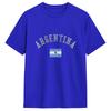 Argentina Flag Unisexs T Shirts Novelty Tees Short Sleeve Crew Neck Tshirts Cotton Gift Idea Clothing