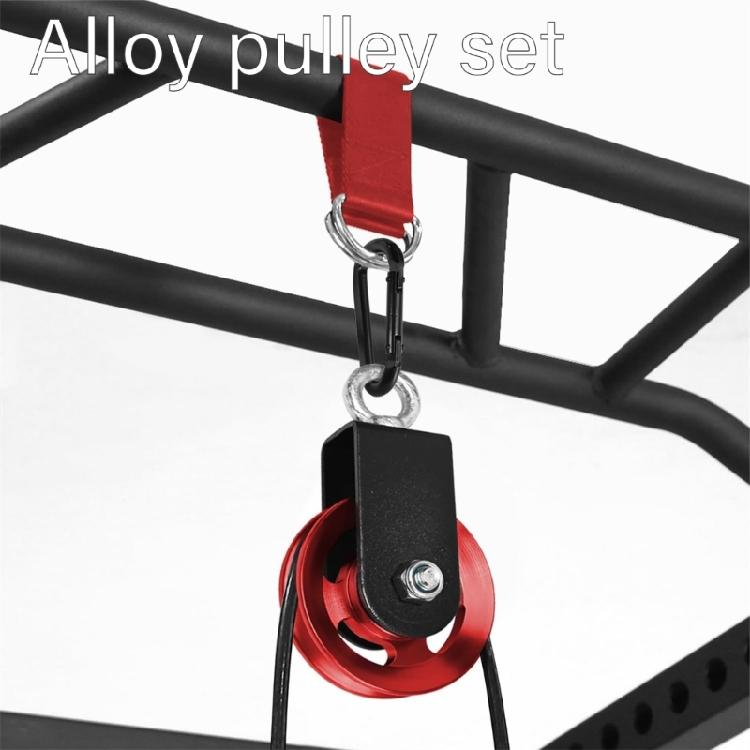 Fitness Cable Pulley Wheel 90mm Aluminum Pull Down Bar Pulley System Equipment 660LBS Load For Home Gym