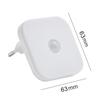 Plug-In Wireless Night Lamp with Motion Sensor LED Night Lights Bedside Lamp for Bedroom Corridor Closet Kitchen Lighting