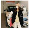 Women's Embroidered Fish Scale Baseball Jacket: Trendy Korean-Style Thin Outerwear