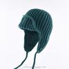 Korean Style Ear-Protecting Knitted Woolen Hat for Autumn/Winter - Unisex Lei Feng Aviator Hat