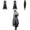 Adult Dark Vampire Costume For Women With Polyester Fabric And Lace Detailing For Cosplay