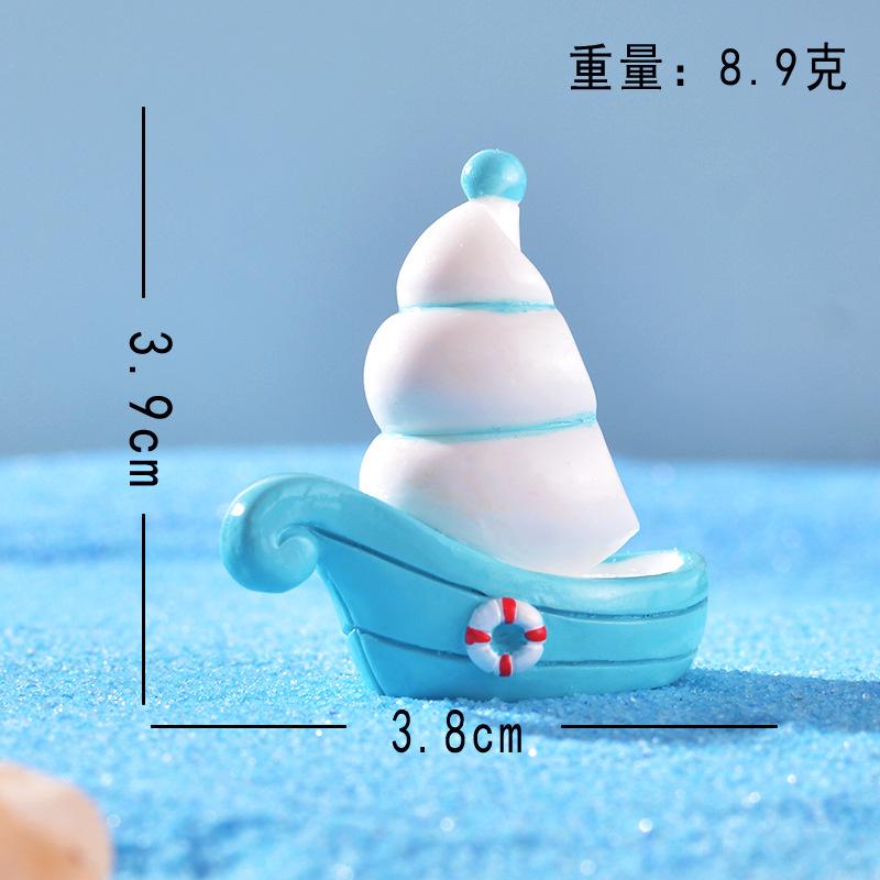 Resin Lighthouse Beach Figurine, Micro Landscape Ornament for Aquarium Decor, DIY Fish Tank Terrarium Accessory