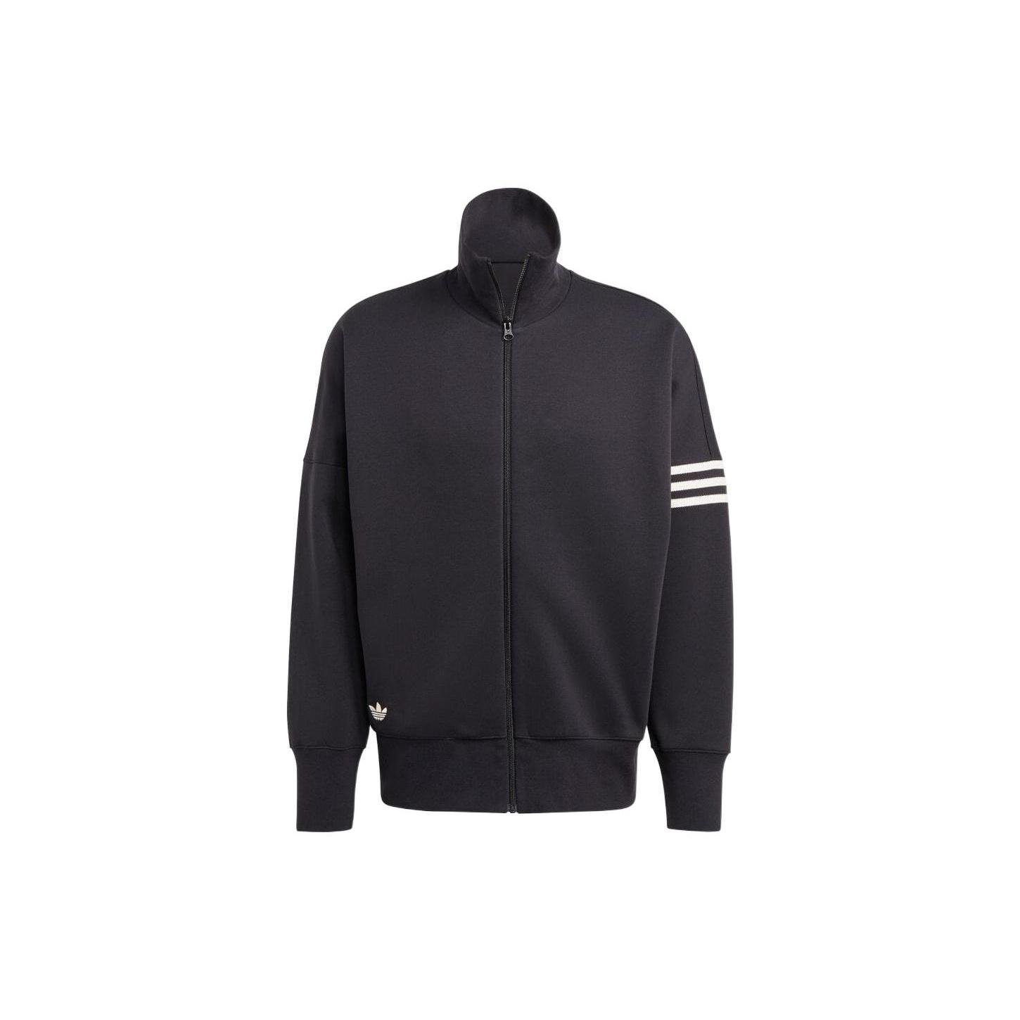 adidas Adicolor Neuclassics Track Jacket Black Whote Men s HR8695 M