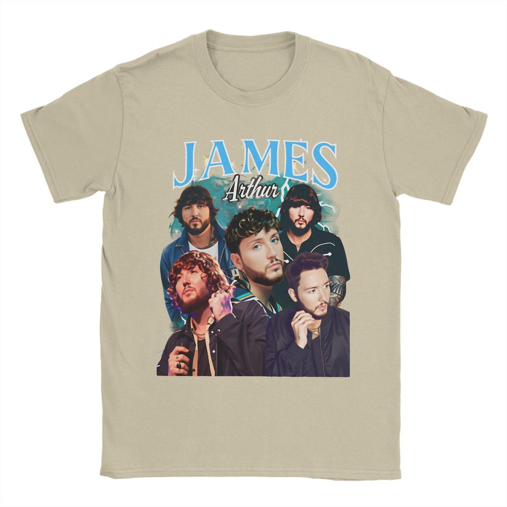 Unisexs James Arthur world tour T Shirt  100 Cotton Clothes Casual Short Sleeve Crewneck Tee Shirt Plus Size TShirts