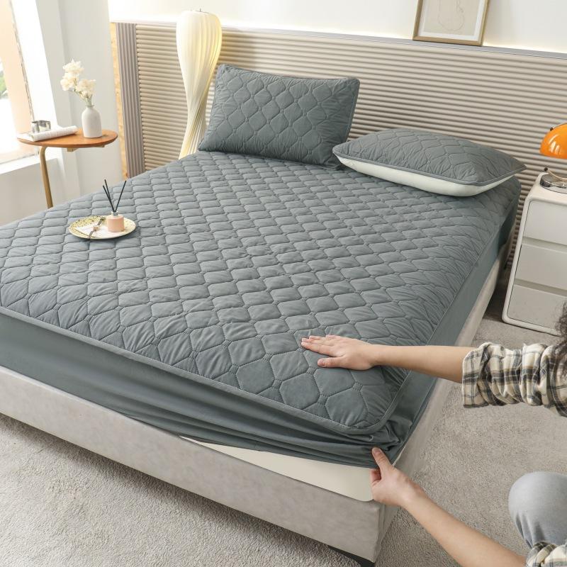2025Thickened Waterproof Bed Sheet Quilted Bed Sheet for Infants, Elderly, Urine Barrier, Anti-Mite, Dustproof Bed Cover