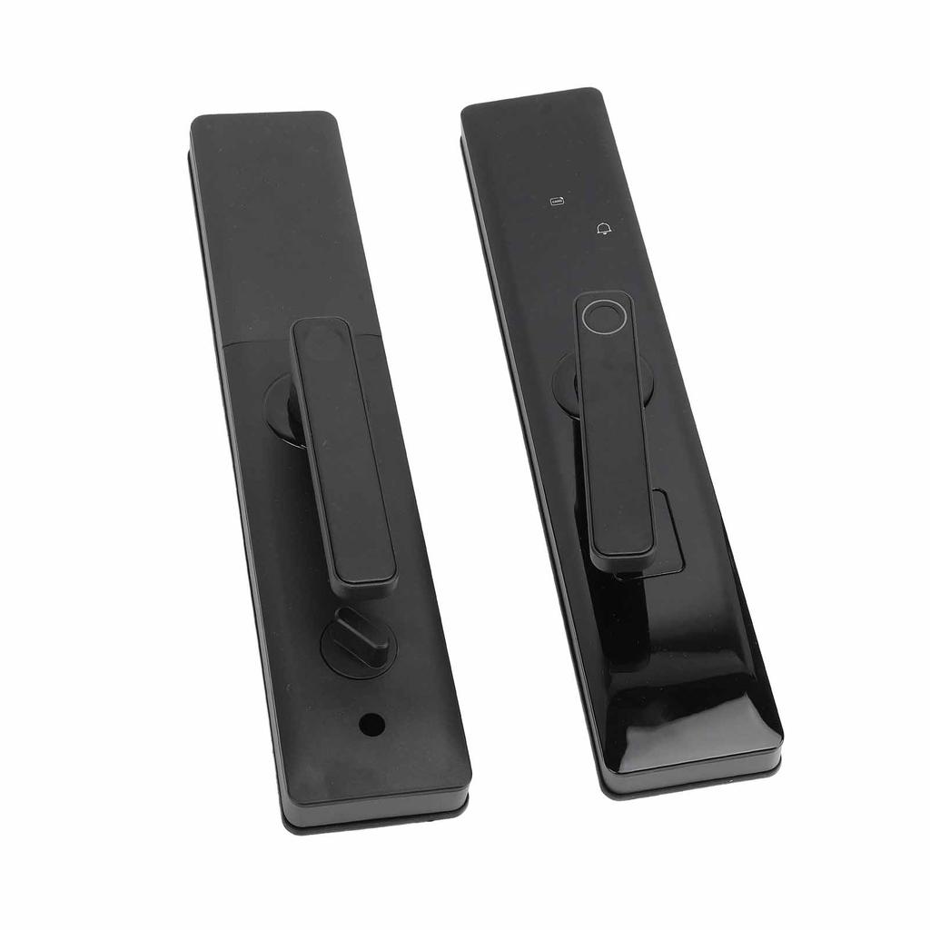 Smart Entry Lock Aluminum Alloy Fingerprint Password Card APP Control Semiconductor Keyless