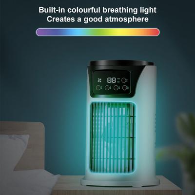 Przenośny wentylator klimatyzacyjny 6H Timer Wentylator rozpylający 6 prędkości Nawilżacz wody Wentylator chłodzący 300ML Wentylator rozpylający wodę Do domu Biura