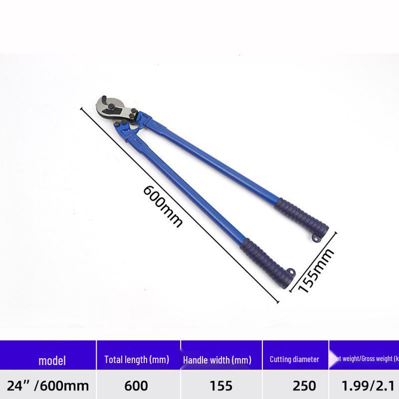 Labor-Saving Manual Wire Cable Cutters - 18 & 24 Inch Electrician Pliers